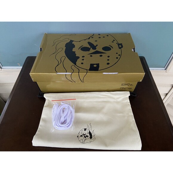 NEW Warren Lotas Jason Toxic Green Dunk Low Sneakers Men's Size 8.5 - Picture 12 of 12